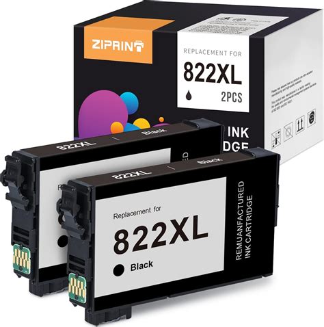 Ziprint Remanufactured Ink Cartridge Replacement For Epson 822xl 822 Xl T822xl To