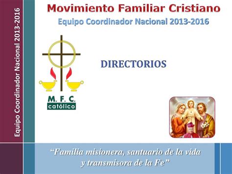 Ppt Movimiento Familiar Cristiano Powerpoint Presentation Free