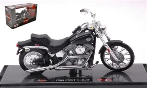 Harley Davidson Fxst Softail Modellauto Motorrad Ma Stab