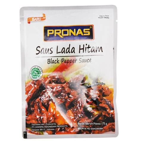 PRONAS Saus Lada Hitam 175g Lazada Indonesia