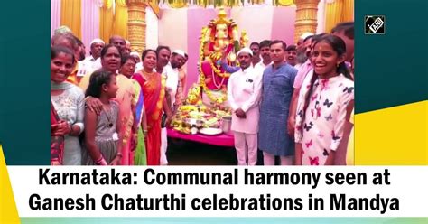 Hindus And Muslims Celebrate Ganesh Chaturthi Together In Karnatakas