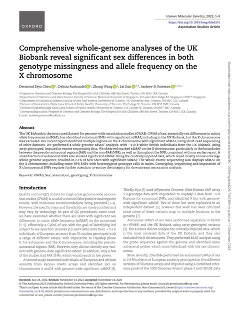 Pdf Comprehensive Whole Genome Analyses Of The Uk Biobank Reveal