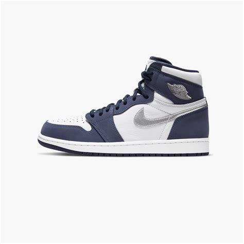 Jordan 1 Retro High Cojp Midnight Navy 2020 Shopee Malaysia