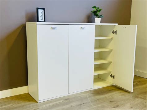 Mueble Zapatero Botinero Moderno Blanco Ahora Melamina Cipriano