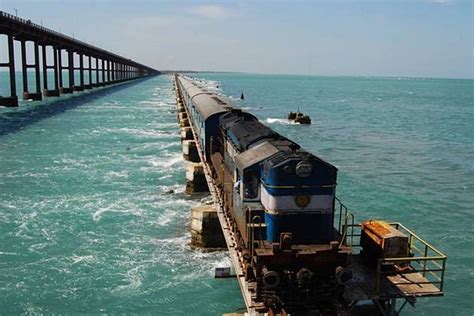 Pamban Bridge India Train Bridge India Ocean HD Wallpaper Peakpx