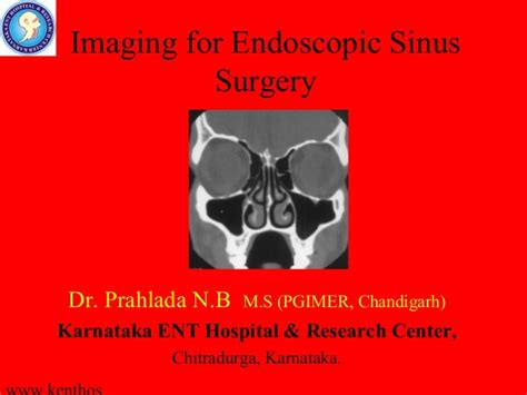 Imaging For Endoscopic Sinus Surgery