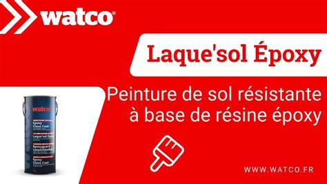 Watco Laque sol Époxy Peinture époxy résistante et brillante pour