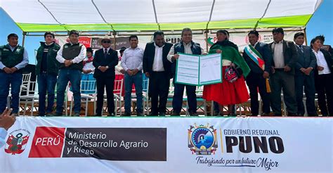 Entregan M S De T Tulos De Propiedad En Puno