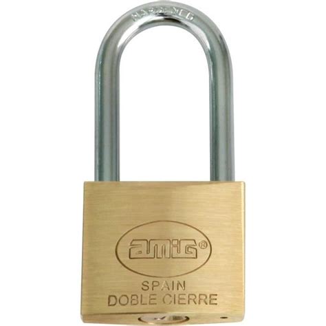 Cadenas Fortifi En Laiton Avec Longue Anse Mm Double Verrouillage