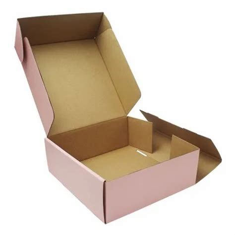 Double Wall Ply Brown E Flute Corrugated Box For Food Box