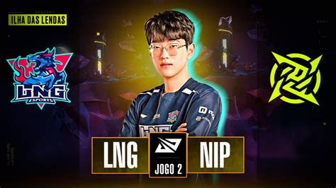 LNG X NIP Jogo 2 MD3 LPL Spring 2024 DIA 25 YouTube