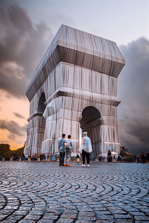 Larc De Triomphe Empaquet Par Christo Fotografie Von Raafetmus