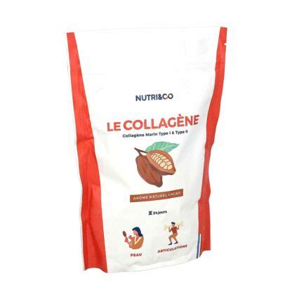 NUTRI CO Collagène Marin Breveté Types 1 2 Poudre 240g Peau Ferme