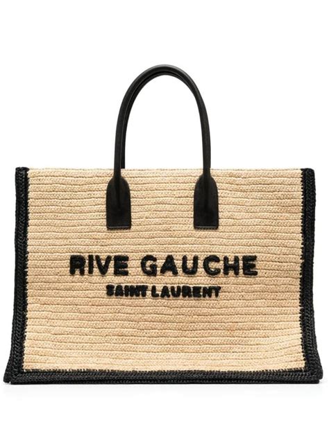 Rive Gauche Raffia Tote Bag Saint Laurent Eraldo