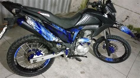 NiNHO MOFO PINTURA DE MOTO Honda Bros 160 Personalizada YouTube