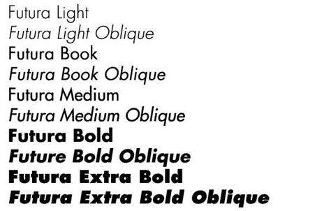 Light Light Oblique Extra Bold Extra Bold Italic Additions C