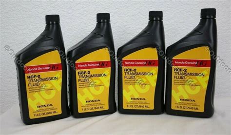 New 4-quarts Honda Genuine Hcf-2 Transmission Fluid 08200-hcf2 - New ...