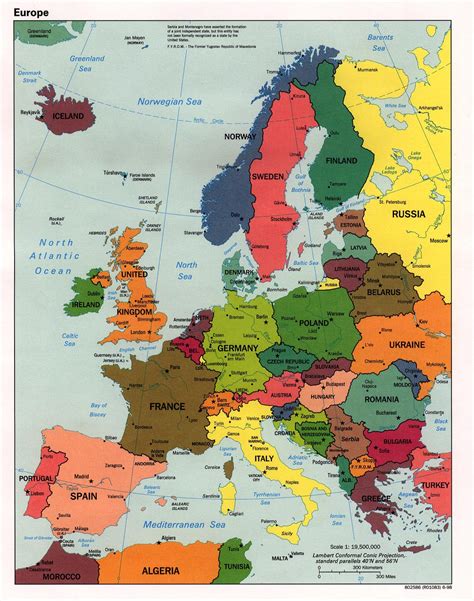 Printable Map Of Western Europe | Adams Printable Map