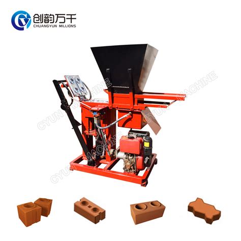 Semi Automatic Interlocking Lego Brick Pavers Making Machine With