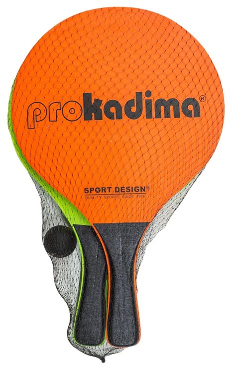 Beach Game Paddle Ball Set Pro Kadima Paddle Ball Set Hot Neon Colors ...