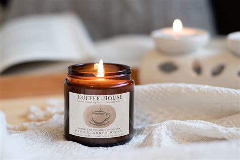 Coffee House Candle, Fresh Coffee, Espresso, Coffee Scented Candle