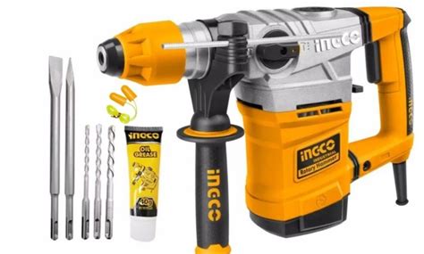 INGCO RH18008 Rotary Hammer 1050W Drill Powerful And Versatile