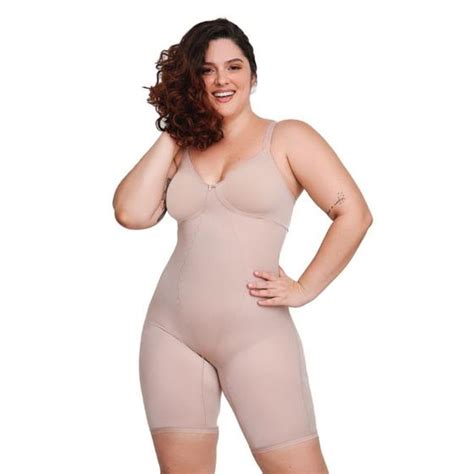 Cinta Body Modelador Macaquinho Extra Plus Size Vi Lingerie