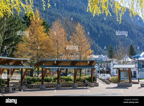 Harrison Hot Springs Bc Canada April 15 2021 The Village Of Harrison