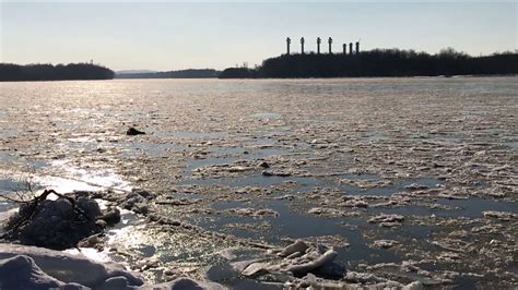 Susquehanna River At The Fabridam In Sunbury Pennsylvania Youtube