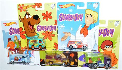 Hot Wheels Pop Culture Wb Scooby Doo Complete Set Universal Classic Toys