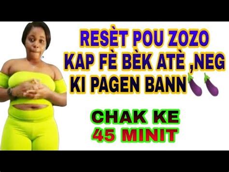 Reset Naturel Pou Gason Ki Pa Gen Bann Kap Fe Bek Ate Men Yon Reset