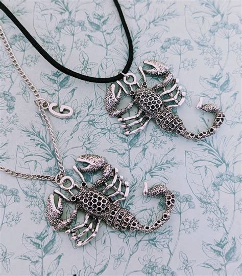 Silver Scorpion Pendants