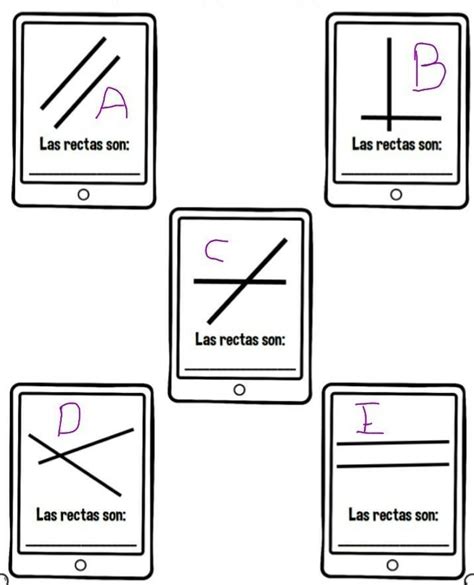 Que Lineas Rectas Son Paralelas Cuales Secantes Perpenticulares Y