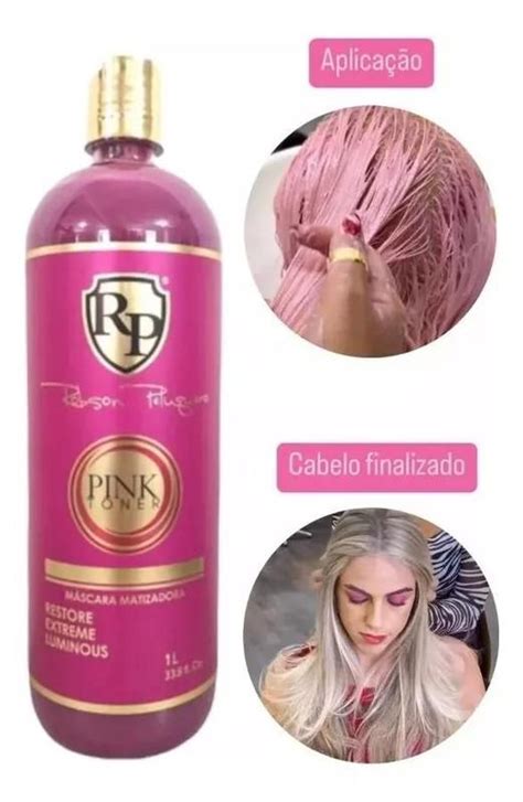 Robson Peluquero Pink Máscara Matizadora 1L Matizador Magazine Luiza