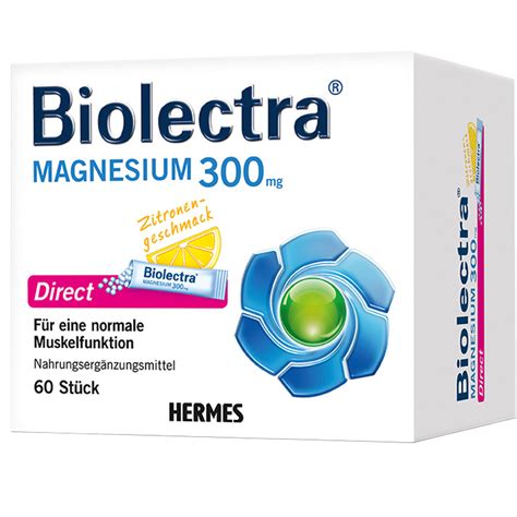 Biolectra® Magnesium 300 Mg Direct Zitrone Shop