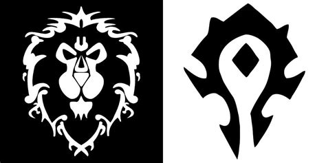 Alliance Horde Faction Logos by Atriace on DeviantArt