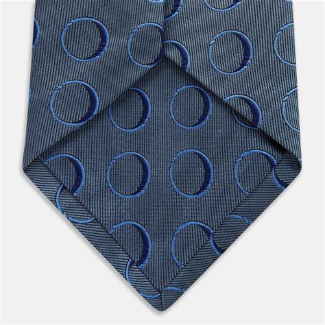 James Bond Die Another Day Circle Silk Tie By Turnbull And Asser 007