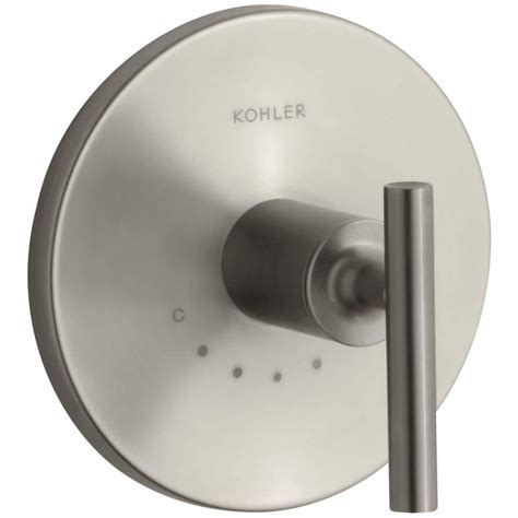 Kohler Purist 1 Handle Thermostatic Valve Trim Kit In Vibrant Brushed