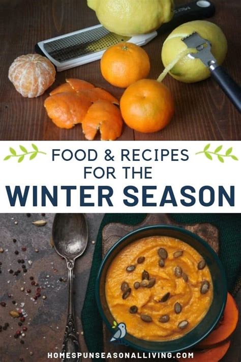 Winter Season Food For Health And Comfort Homespun Seasonal Living