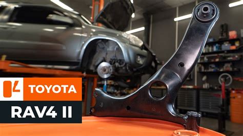 Как заменить нижний рычаг передней независимой подвески на TOYOTA RAV4 ...