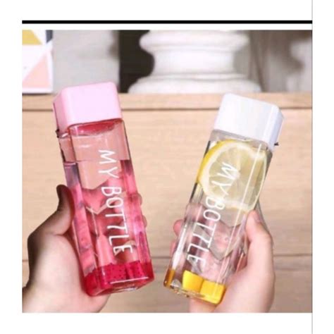 Jual Botol Minuman Kotak My Bottle Ml Shopee Indonesia