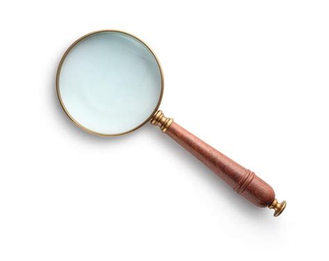 Premium Photo Magnifying Glass Isolated On White Background