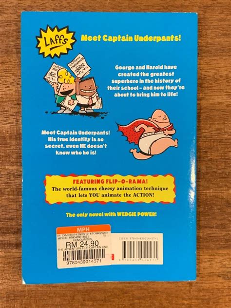 The Adventures Of Captain Underpants Book By Dav Pilkey Hobbies And Toys Books And Magazines