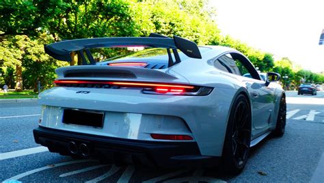 Porsche 911 992 Gt3 Forged Carbon Fiber Aero Kit Rear Wing Spoiler For