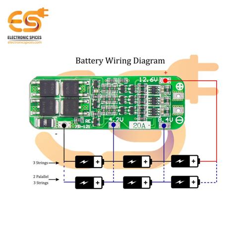 18650 Battery Bms Circuit Diagram