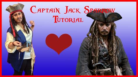 Captain Jack Sparrow Makeup Tutorial YouTube