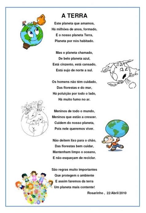 Poemas Dia Mundial Da Terra Jardins Saud Veis Dia Mundial Da