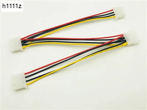 1 sztuk 4Pin kabel zasilający 4Pin Molex męski na 3 Port Molex IDE