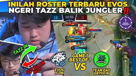 Inilah Roster Terbaru Evos Ngeri Dbantai Tazz Balik Jungler