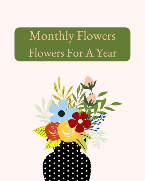 Monthly Flowers For A Year Premium 100 Arrangement Every Month In